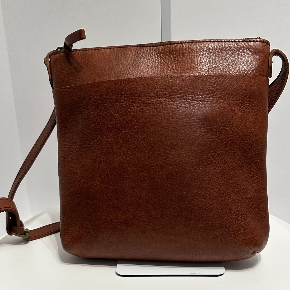 EUC A Legacy in the Making Lifetime Leather Brown Leather Crossbody Bag